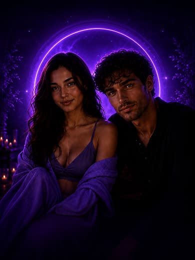 Atmospheric ELSAEREA scene — companion art in a romantic setting